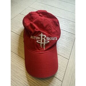 Reebok Unisex Adult NBA‎ Houston Rockets Red Adjustable Strap Baseball Hat Cap L